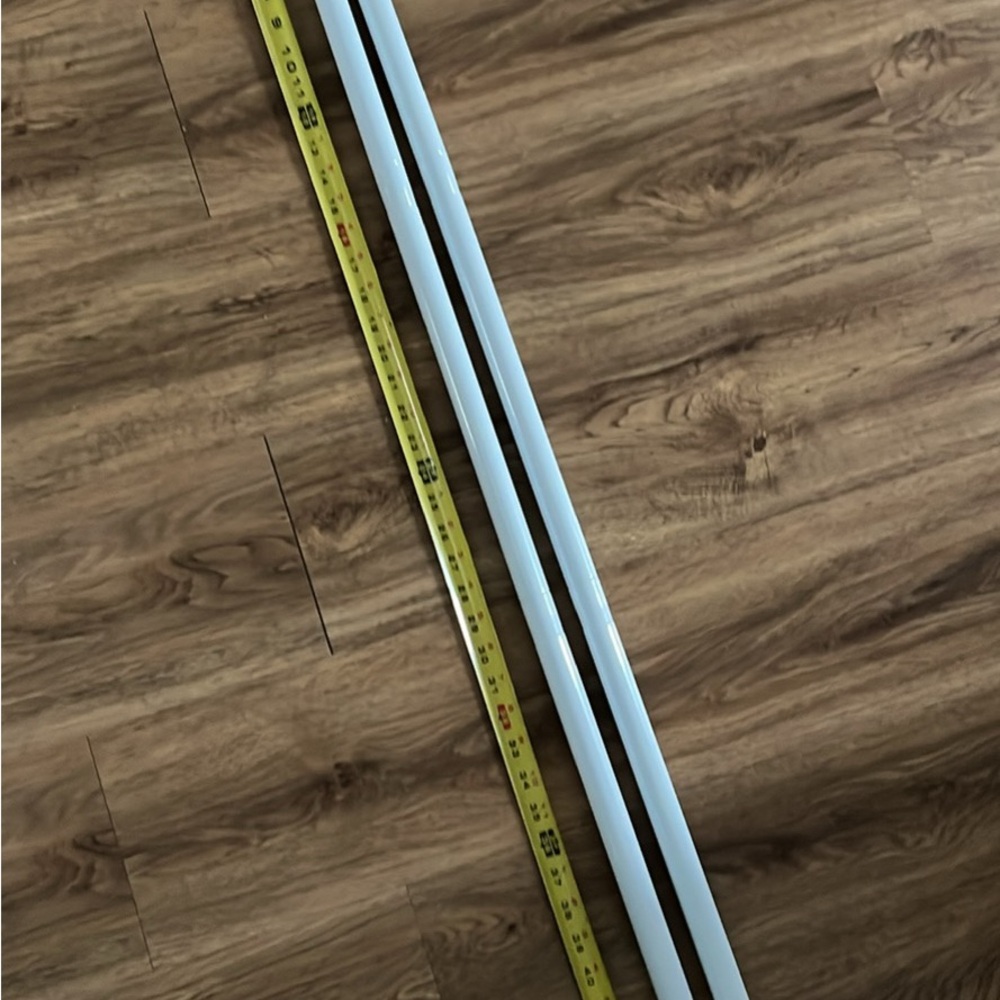 White Clothing Rods
